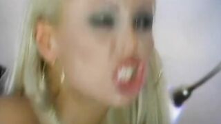 Irresistible blonde inside fishnet gets the plowed of her life