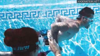 Girls underwater having hardcore sex with Polina Rucheyok