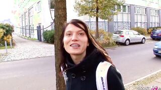 GERMAN COLLEGE CHICK PICKUP AND BONED BY LONG DICK CASTING