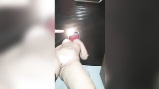Alexxa Candy having fun with long sex toy punching lovely vagina