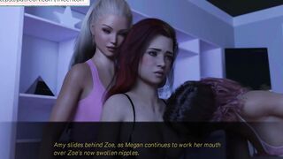 Echoes of Lust - girls having a 3sum double ended vibrator