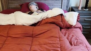 Stepson pretends to be hubby and fucks his stepmother