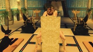 Sims four. Tomb Raider Parody. Part four - Anthony and Cleopatra