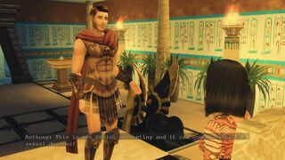 Sims four. Tomb Raider Parody. Part four - Anthony and Cleopatra