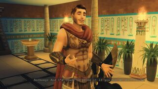 Sims four. Tomb Raider Parody. Part four - Anthony and Cleopatra