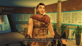 Sims four. Tomb Raider Parody. Part four - Anthony and Cleopatra