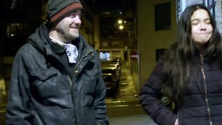 Picking up a dark haired teenagers that's kinky for STREET SEX: Meet Aimi!