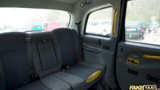 Fake Taxi French Escort offer the taxi driver a free nailed and left with a cumshot