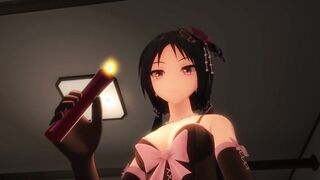 point of view gets candle waxed by an cartoon Lover