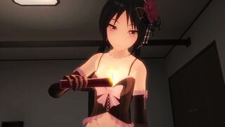 point of view gets candle waxed by an cartoon Lover