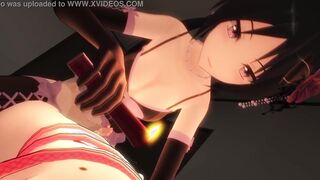 point of view gets candle waxed by an cartoon Lover