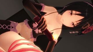 point of view gets candle waxed by an cartoon Lover