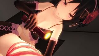 point of view gets candle waxed by an cartoon Lover