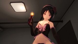 point of view gets candle waxed by an cartoon Lover