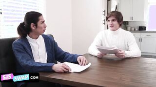 Sis Swap - Sensual Teenagers Girls Cannot Join The Chastity Club Before Experiencing Their Stepbros Cocks