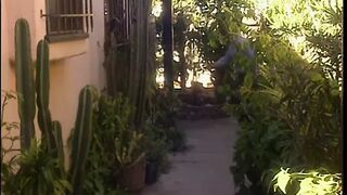 Stunning young blonde barely legal fucks doggy and gets a cummed