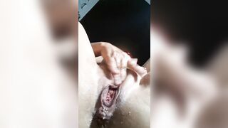 Trinitybr jerking off and punching my vibrator inside the cunt