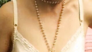Retro outdoors masturbation session! Cougar, Hot mom