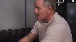 She gets dirty facial from atomic erection after gym sex