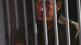 Randy spears fucks a vulgar blonde hot through the lattice