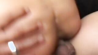 Dark Haired goddess pie loves sucking off dong on her knees