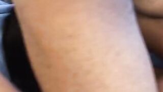 eastern goddess deep throats a big ebony penis before banging
