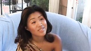 eastern goddess deep throats a big ebony penis before banging