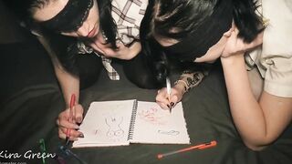What art college students do after class - fellatio, rimjob