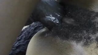 Adorable hardcore hoe filled with long african penis
