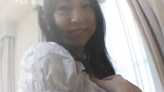 oriental teens solo skank plays with her clitoris