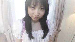 oriental teens solo skank plays with her clitoris