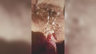 Juicy creampied vagina