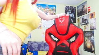The Pokemon Master Misty nude showing her huge Pokeballs