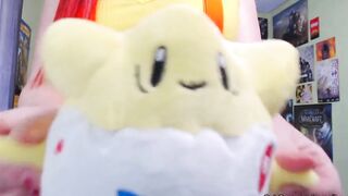 The Pokemon Master Misty nude showing her huge Pokeballs