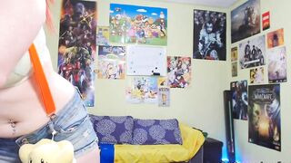 The Pokemon Master Misty nude showing her huge Pokeballs