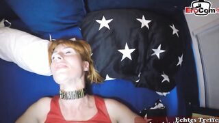 German thin amateur cougar make cummed sexdate inside vehicle