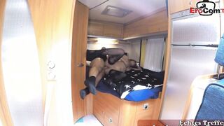 German thin amateur cougar make cummed sexdate inside vehicle