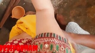 Punjab poonam is inside toilet then a person come to rough pounded
