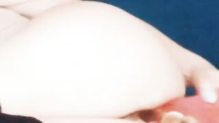 Slim blonde with cat ears has anal sex with a sex toy