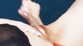 Slim blonde with cat ears has anal sex with a sex toy