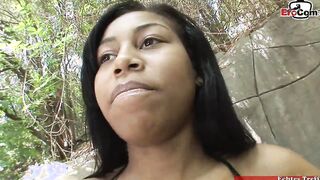 Slender 18yo ebony Teenie with tiny breasts want an butt jizzed