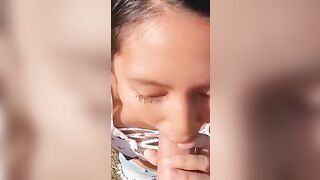 Cewek tercantik sedunia ngewe di gunung