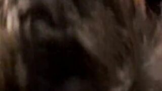 Beauty black whips male sub before using dildo