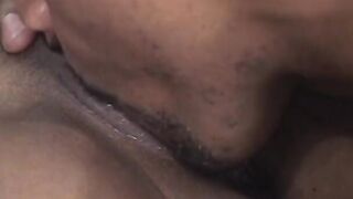 Bitch gets boned while she licks her mistress's vagina
