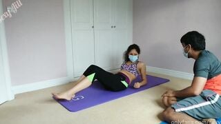 Barely Legal tricked by personal coach at the gym Goddess Jill