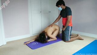 Barely Legal tricked by personal coach at the gym Goddess Jill