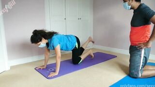 Barely Legal tricked by personal coach at the gym Goddess Jill