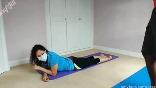 Barely Legal tricked by personal coach at the gym Goddess Jill