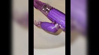 Taz Sayless creamy sex toy
