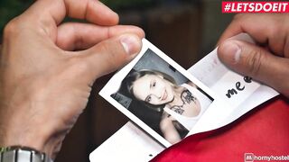 HORNYHOSTEL - (Emily babe, Costas) - Gorgeous Skinny Barely Legal Fucks With Stranger Inside The Hostel Full Sex Tape